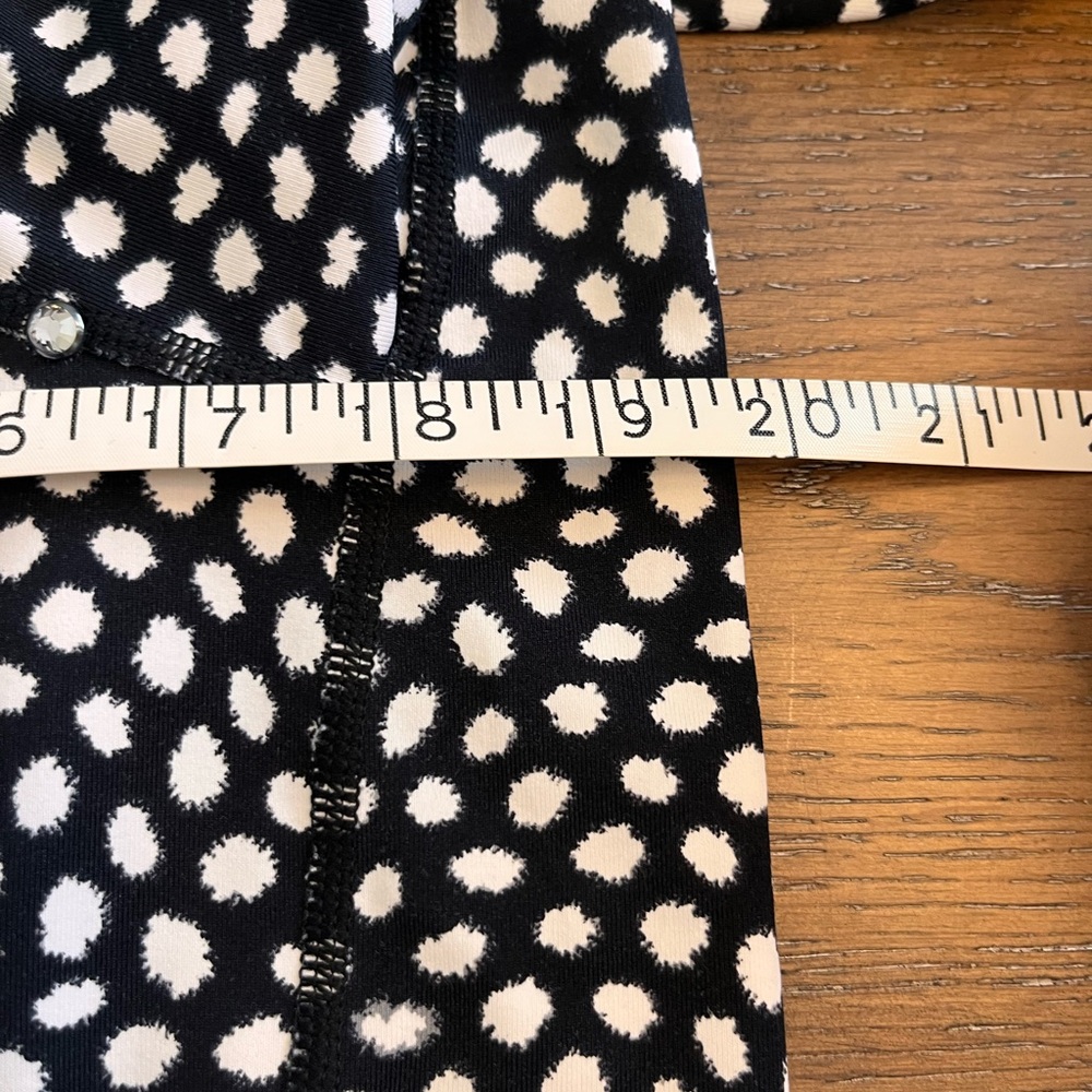 Christine Alexander Black & White Swirling Dot Pebble Print Zip Jacket Size XL - Picture 10 of 13